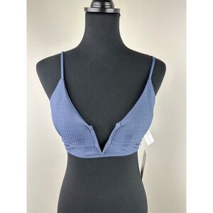 NWT L*Space Siren Bikini Top in Slate size Medium